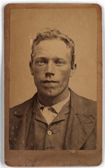 (CRIME--NEW YORK) Group of approximately 100 early mug shots from New York City,